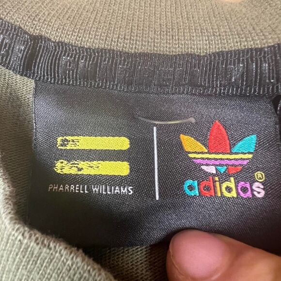 HUMAN RACE By Pharrell x Adidas originals basics T shirt Size small - Picture 4 of 6